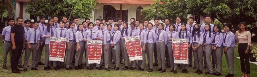 Awareness programme on ‘mental health & wellbeing’ was organised for the lecturers and students of Hope Institute of Theology, Tenyiphe 1 by CMHP Prodigals Home as part of 10 days awareness campaign on mental health on October 3.